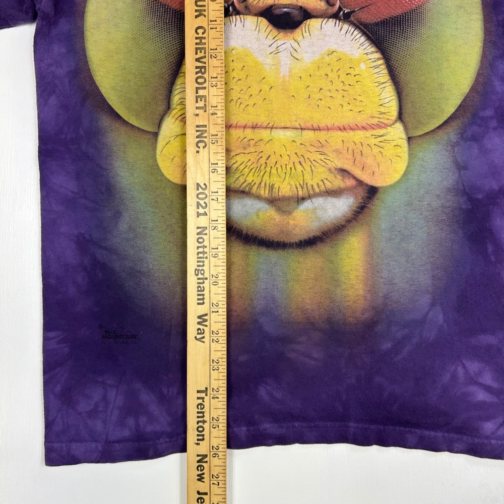 The Mountain Fly Face Graphic Tee Purple Tie Dye Insect Shirt Small 96926 - Picture 4 of 6
